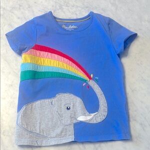 Mini Boden Blue Elephant Kids T-Shirt